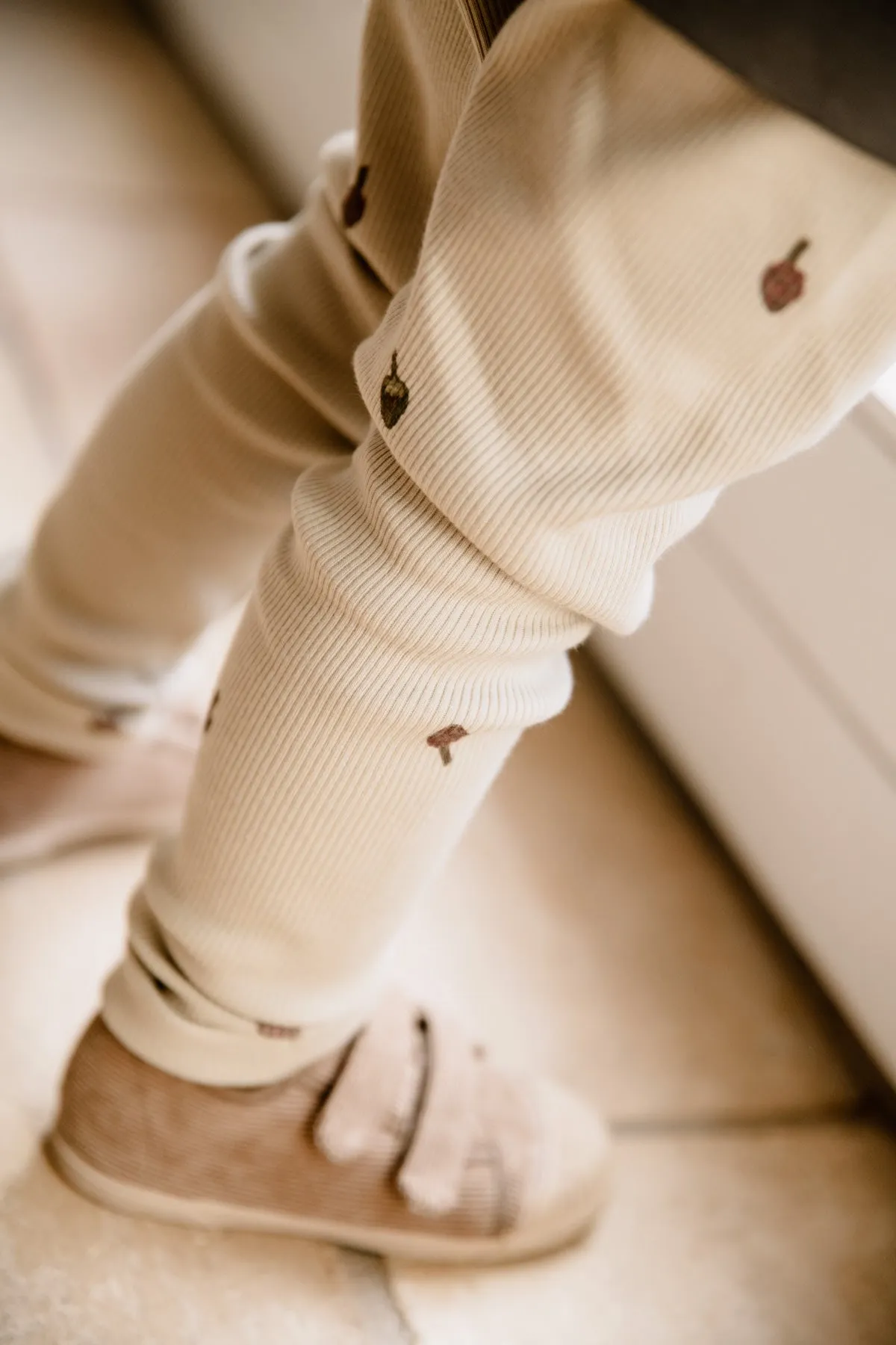 Legging Rom Pom Artichauts Ecru