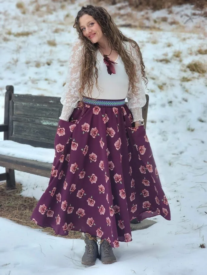 Leisure Skirt Plum