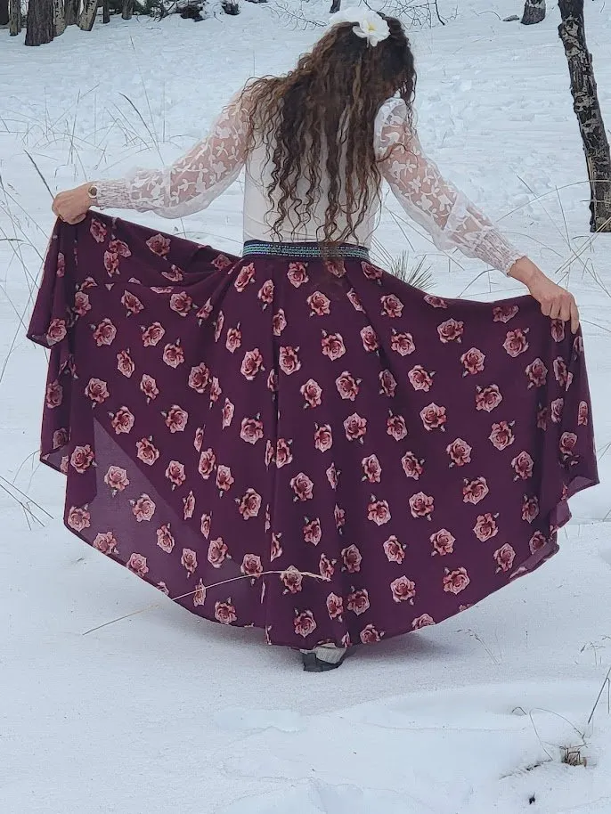 Leisure Skirt Plum