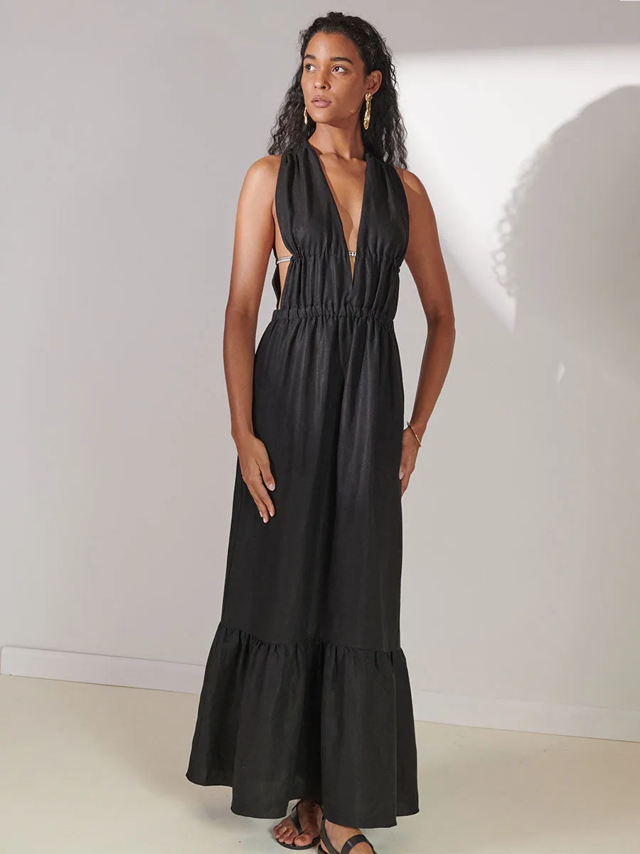 LELISA | V Neck Dress