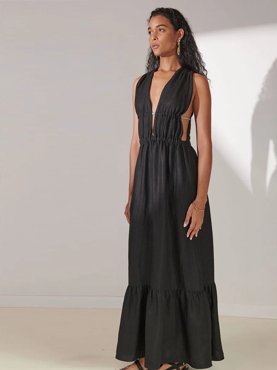 LELISA | V Neck Dress