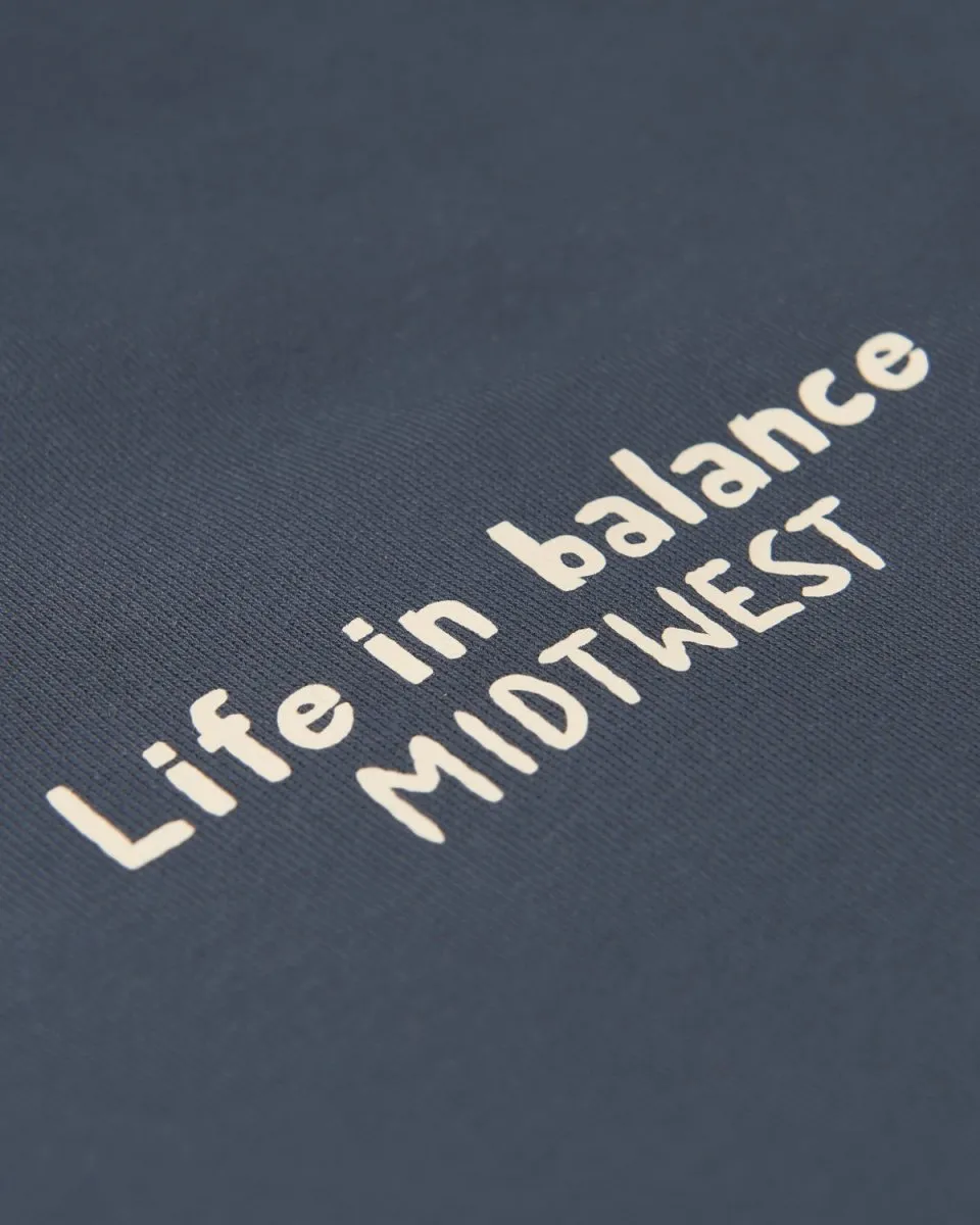 Life in Balance Crewneck - Navy