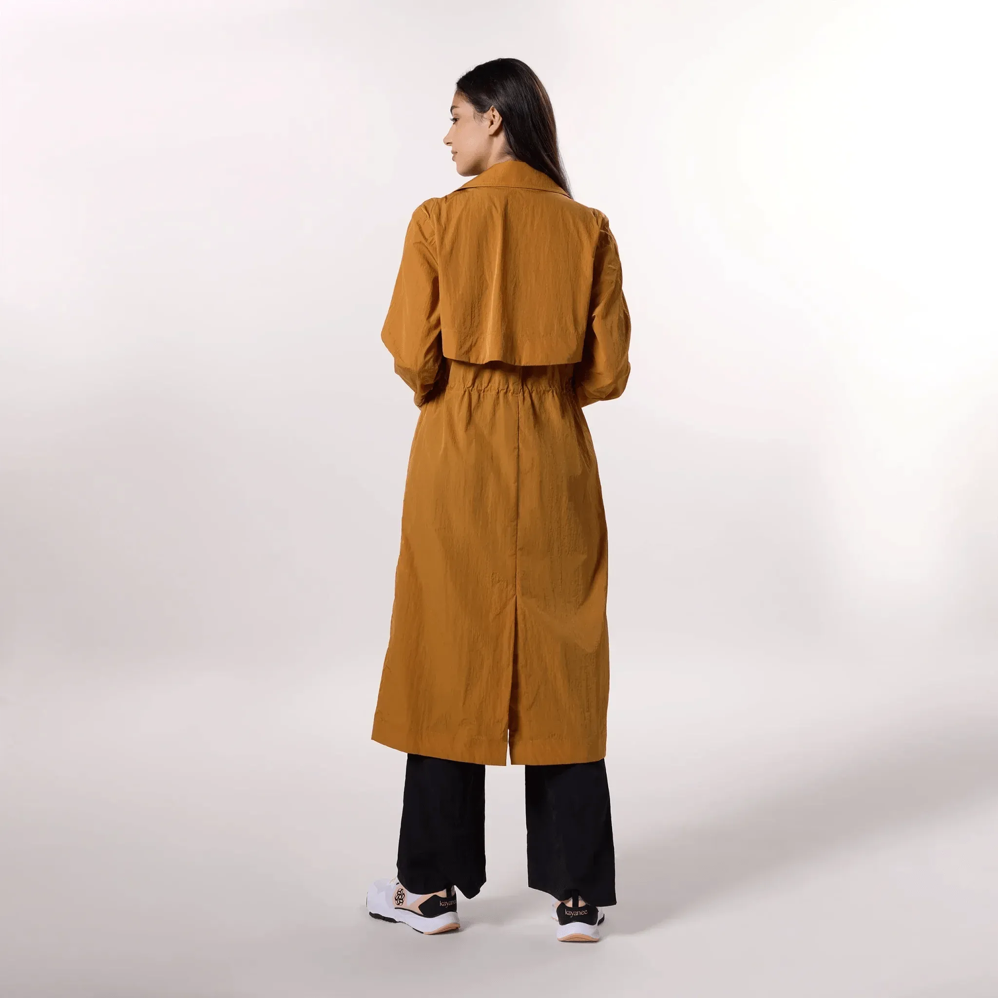 Lightweight Trench Coat - SEASONAL ORANGE