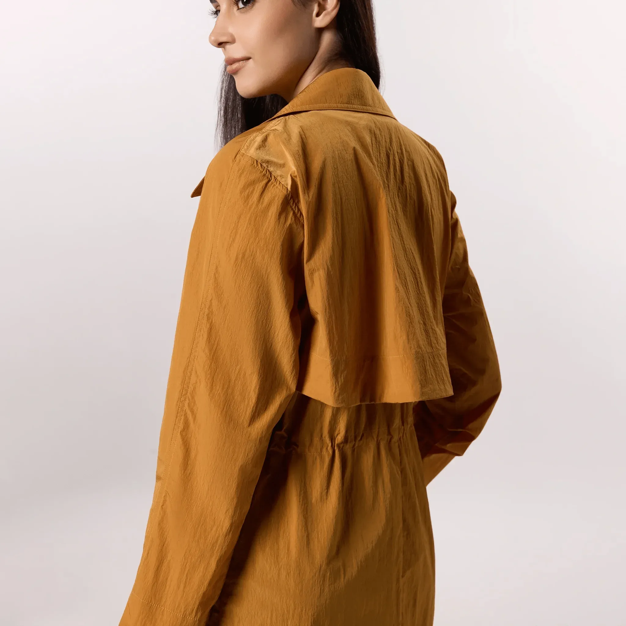 Lightweight Trench Coat - SEASONAL ORANGE
