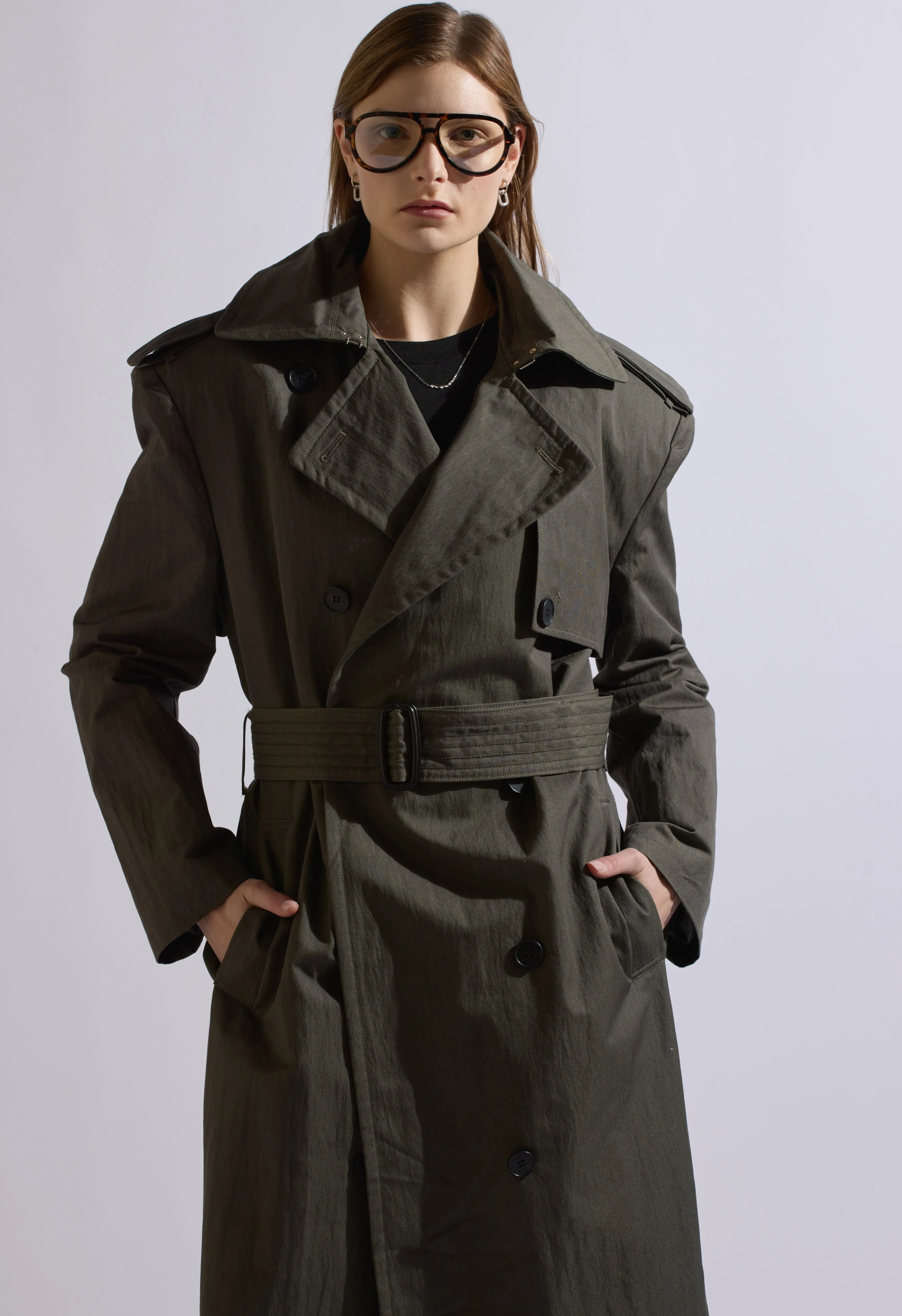 Lila Olive Trench