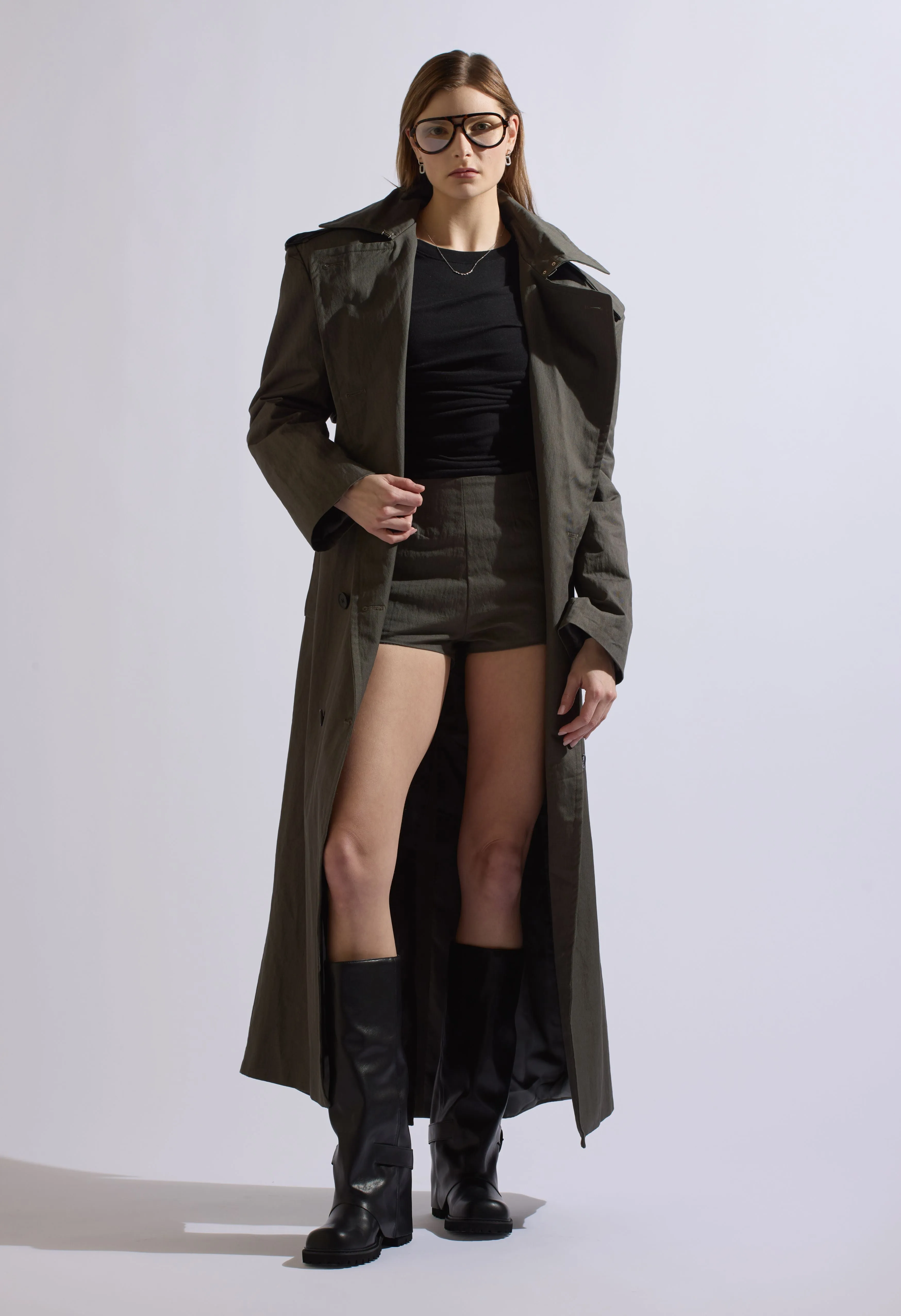 Lila Olive Trench