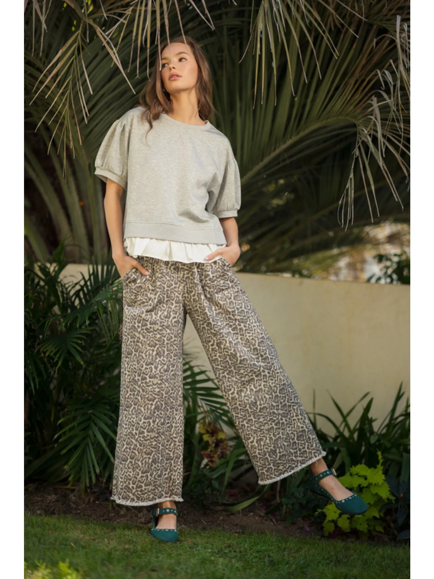 Lily Leopard Print Pants