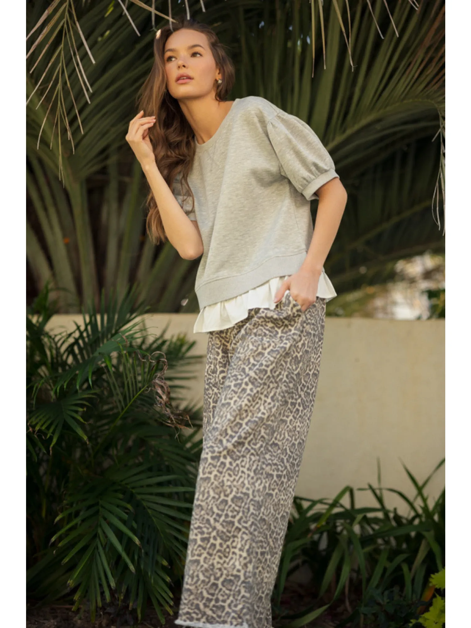 Lily Leopard Print Pants