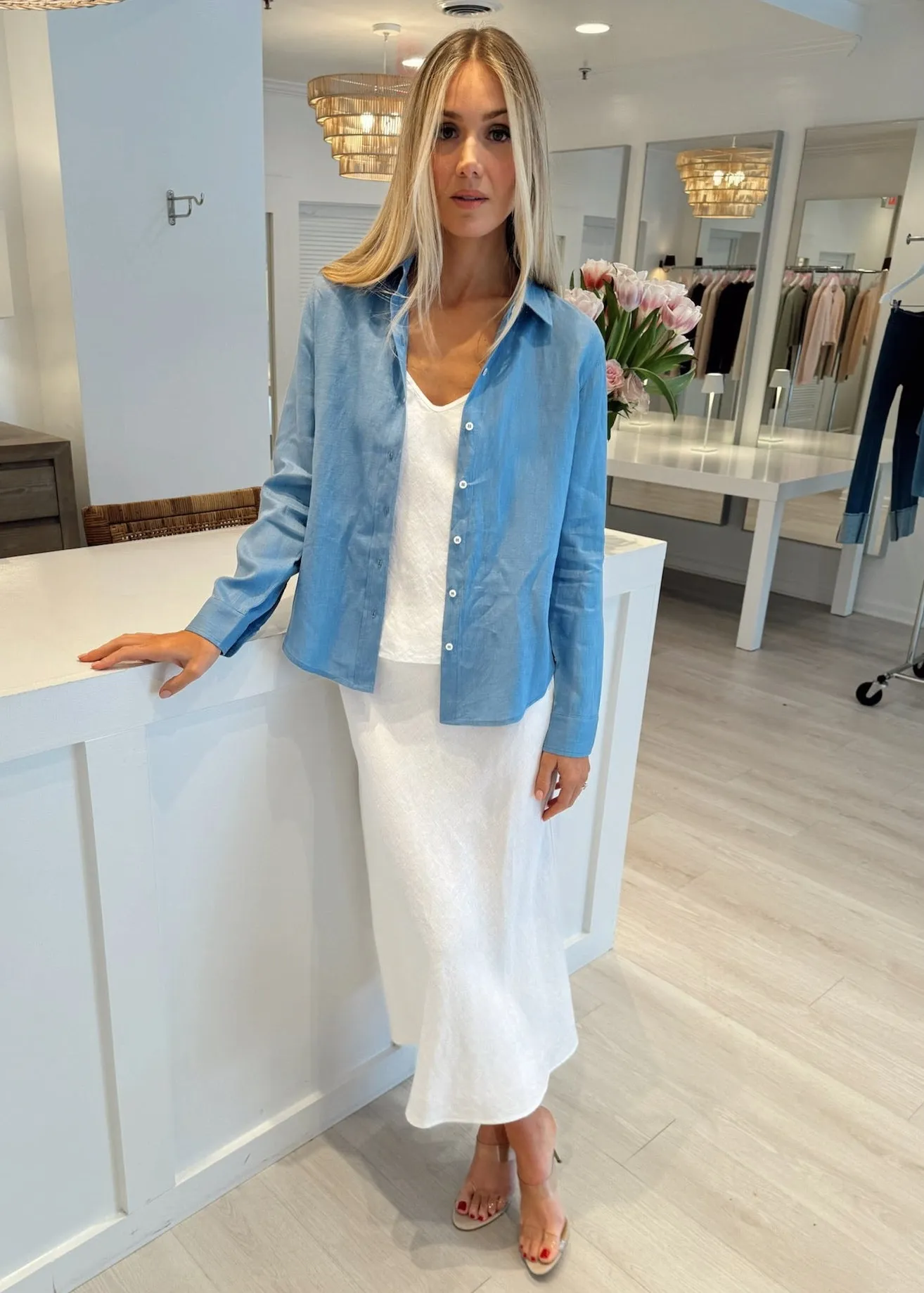 Linen Long Skirt
