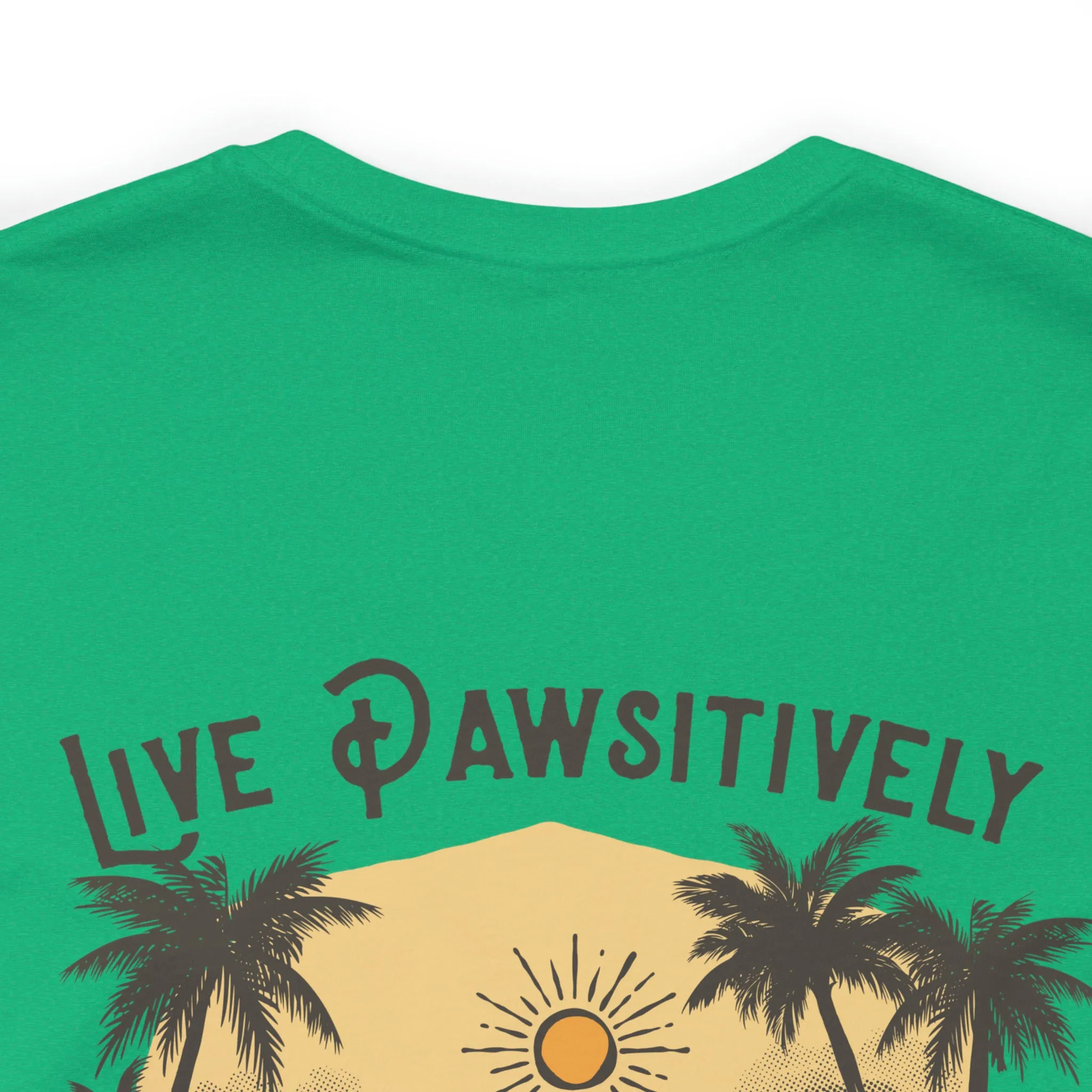 Live Pawsitively Surfer Tee