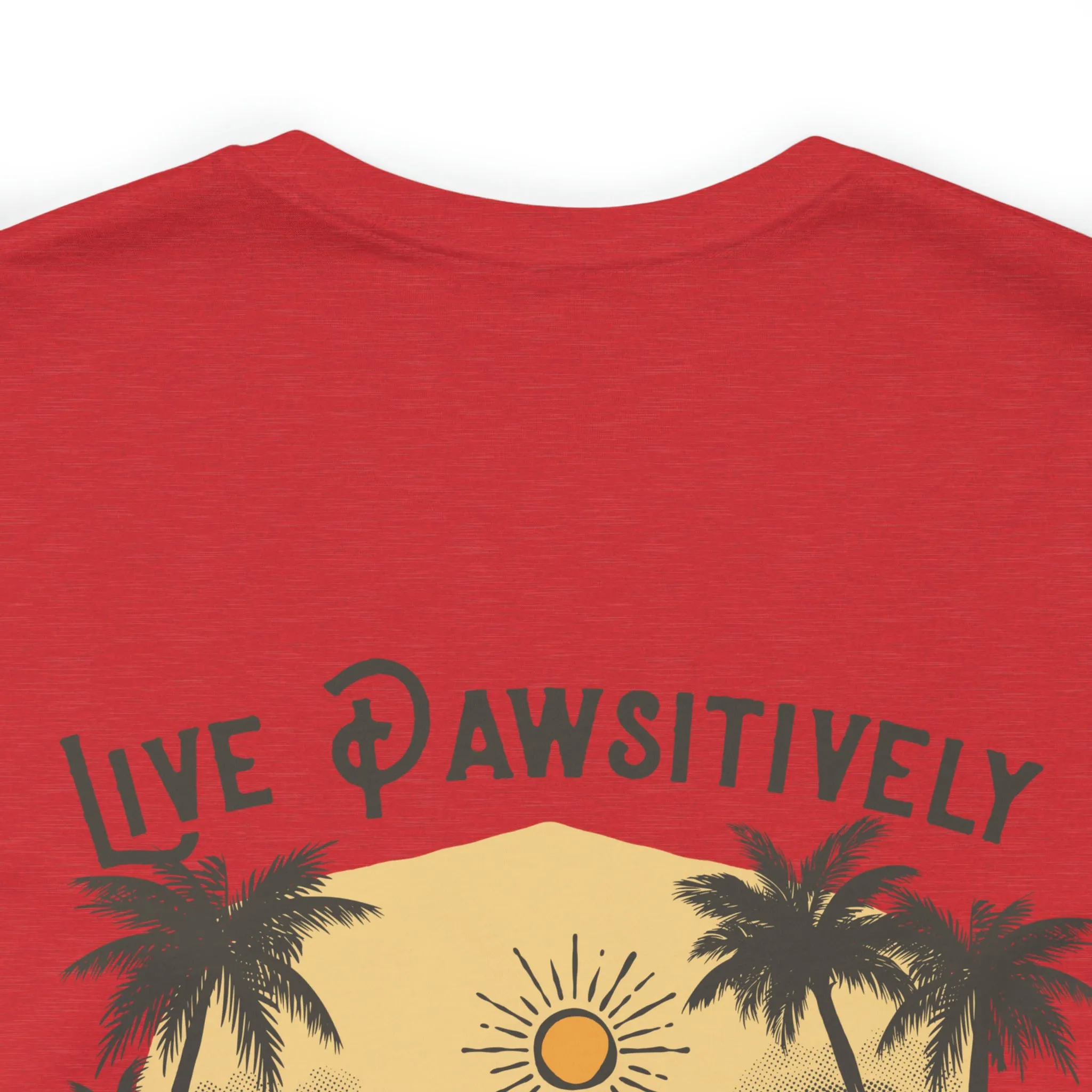 Live Pawsitively Surfer Tee