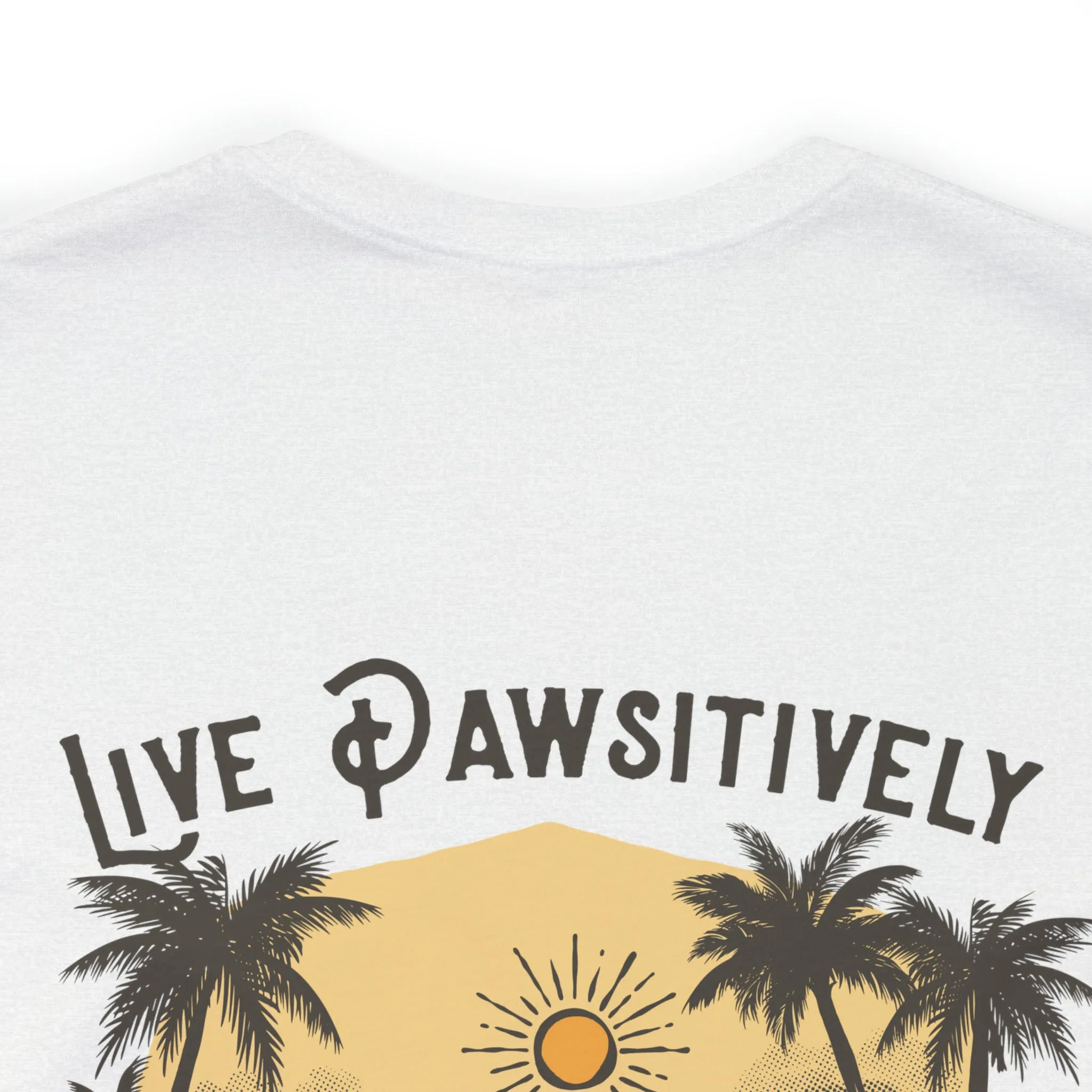 Live Pawsitively Surfer Tee