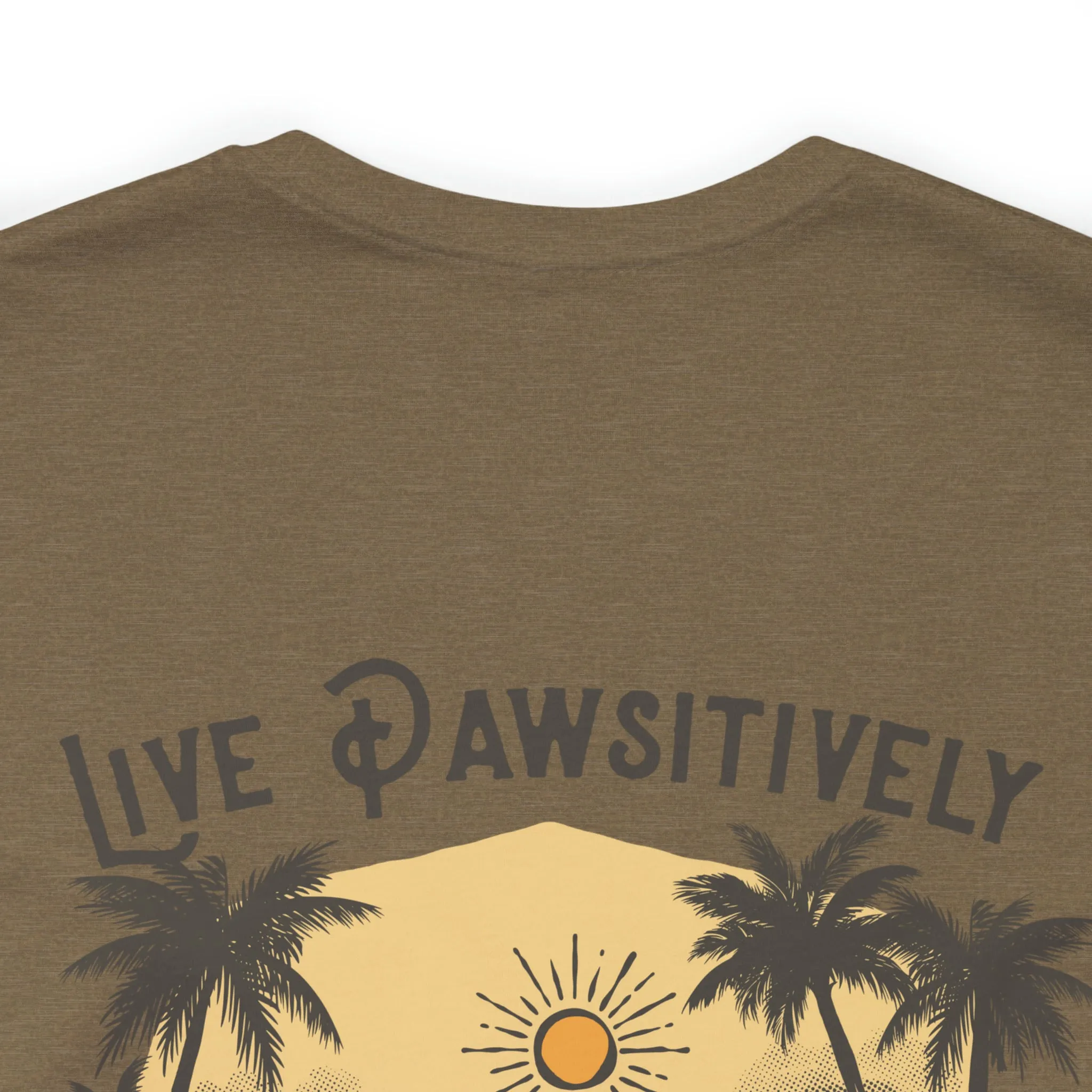 Live Pawsitively Surfer Tee