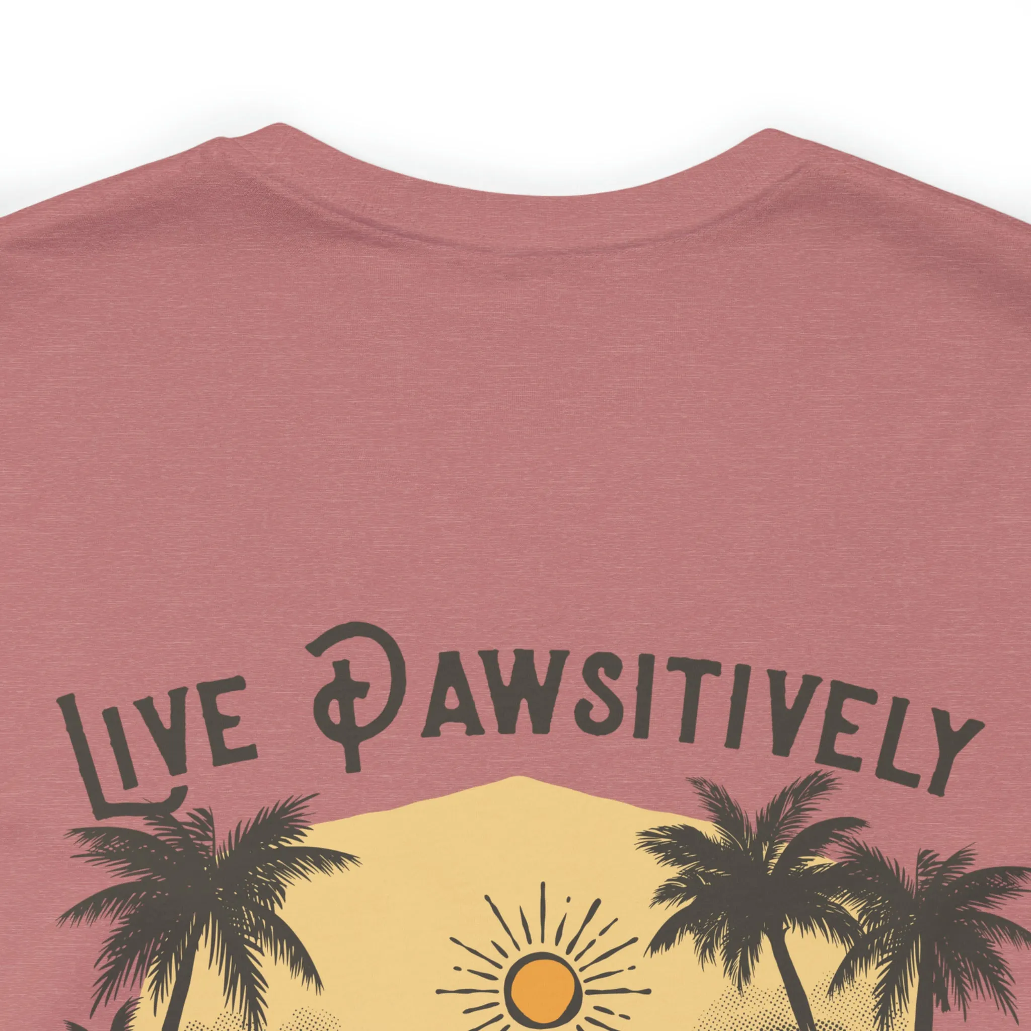 Live Pawsitively Surfer Tee