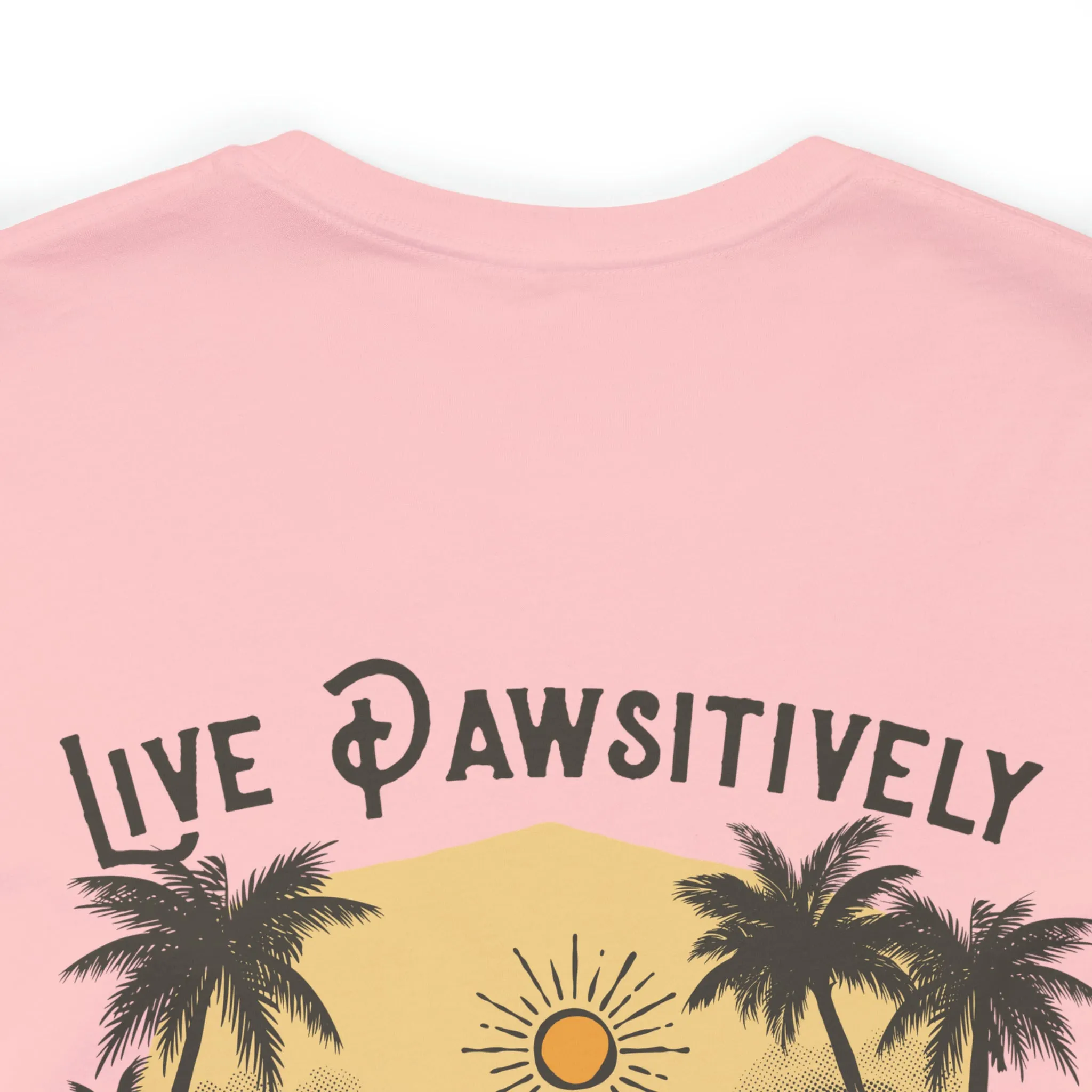 Live Pawsitively Surfer Tee