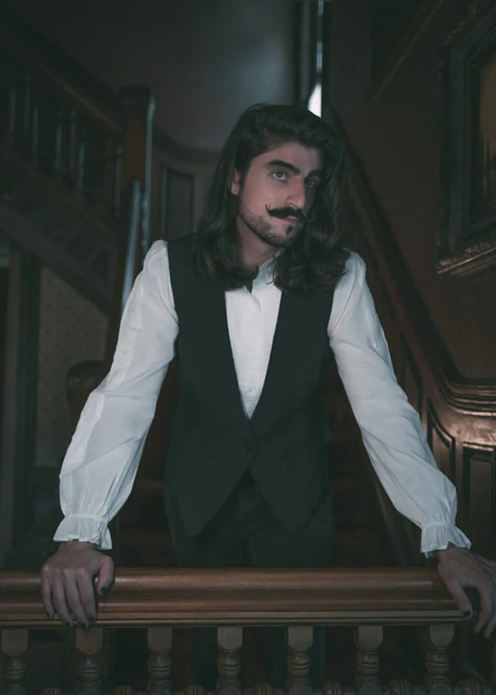 Lively Ghosts Bateman 40's Shirt White