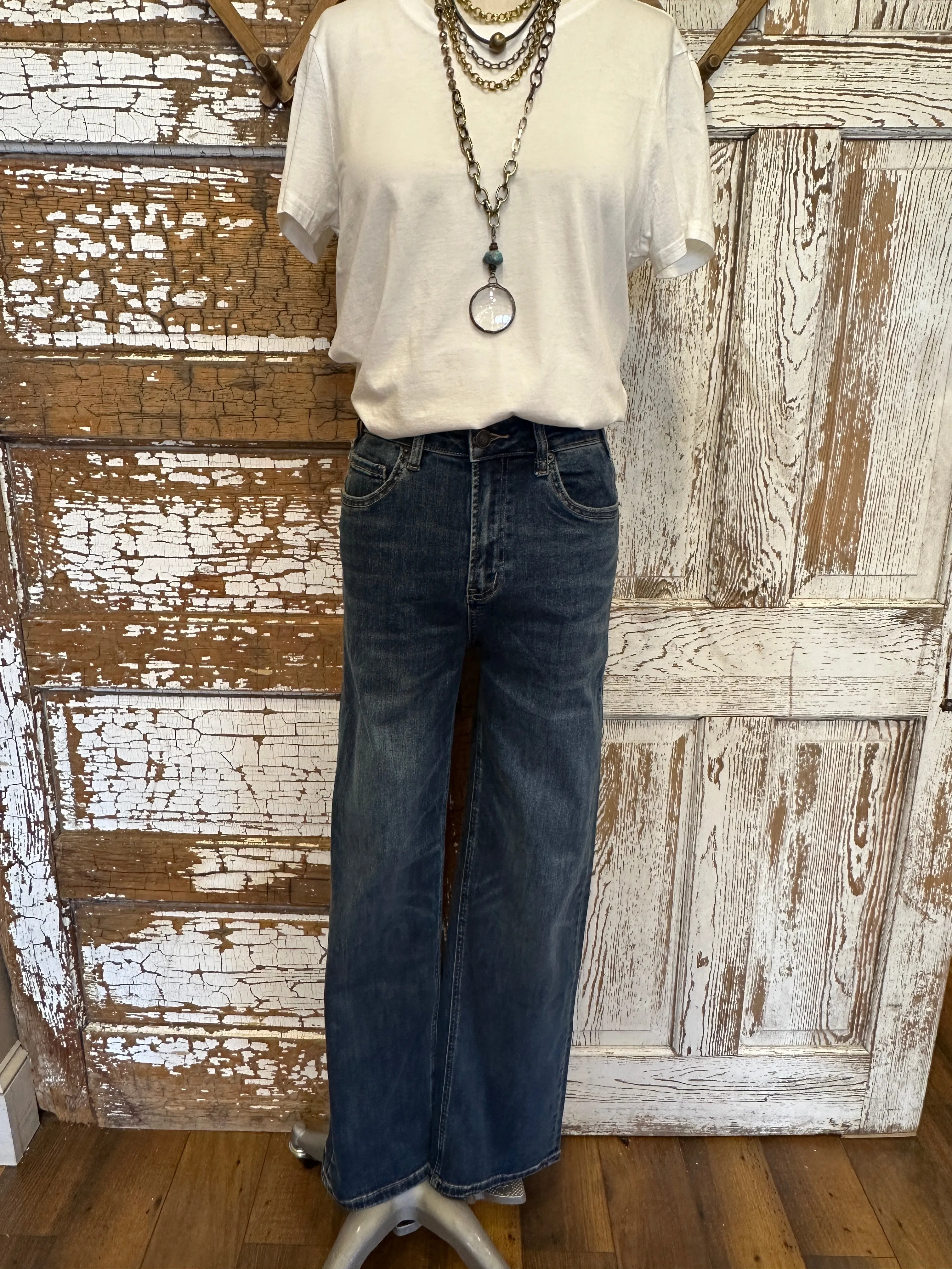 Loose Fit Straight Leg Jeans