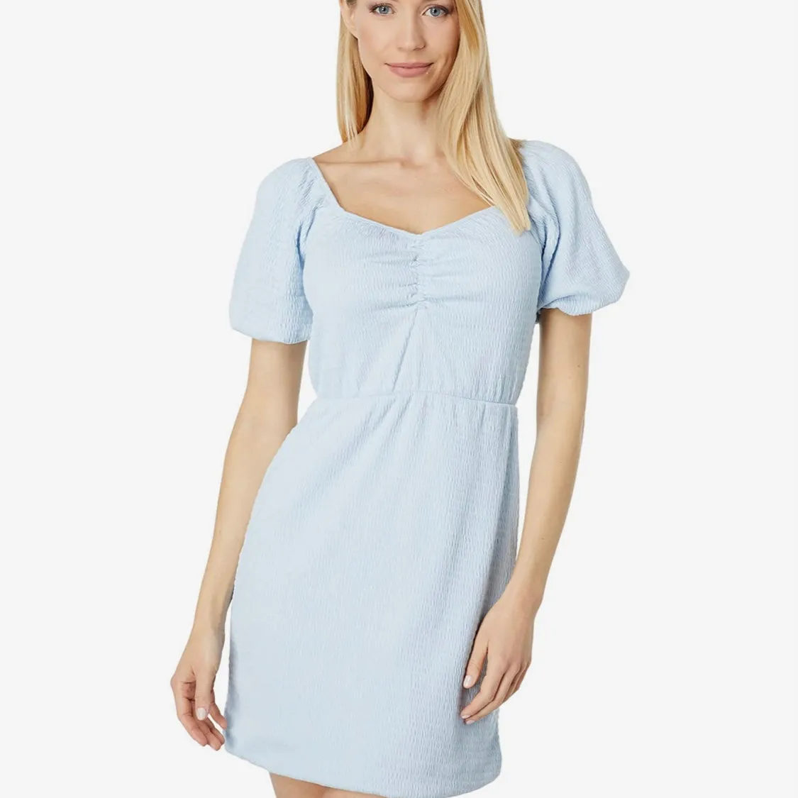 LOST   WANDER Clear Skies Mini Dress