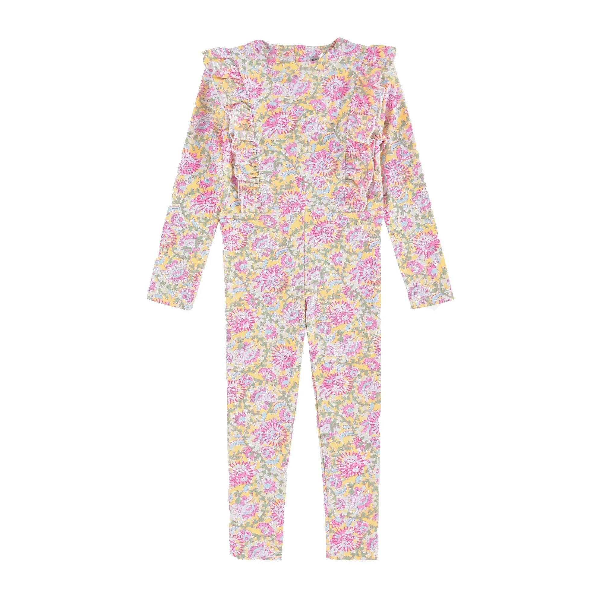 [Louise Misha] Bathing Jumpsuits Linette - Yellow Capri Cove