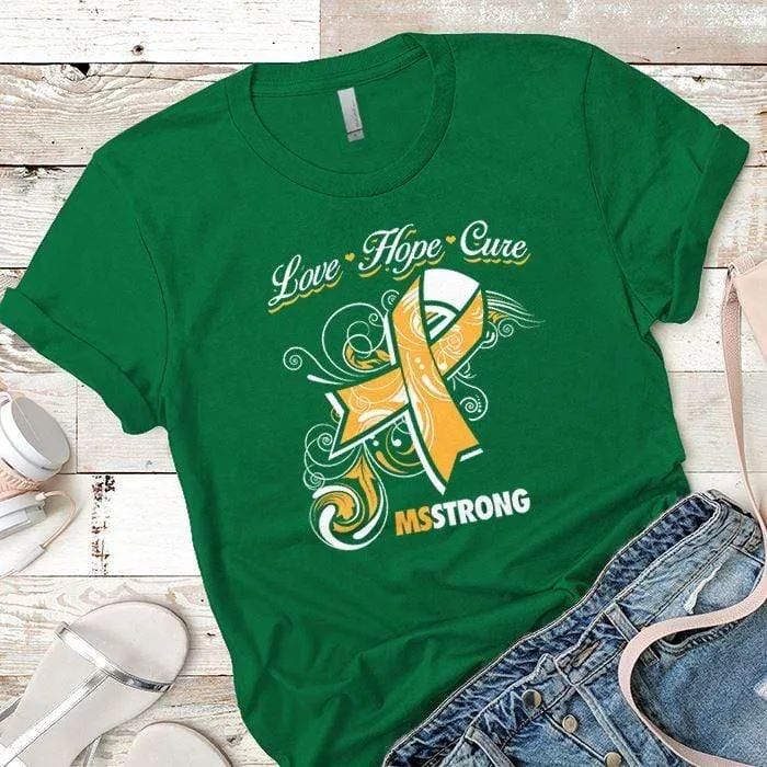 Love Hope Cure Premium Tees