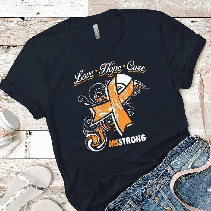 Love Hope Cure Premium Tees