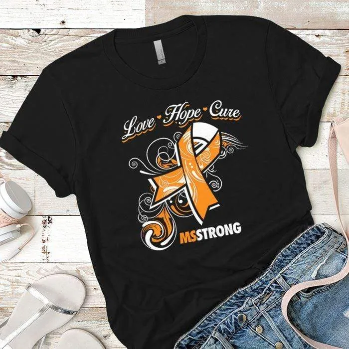 Love Hope Cure Premium Tees