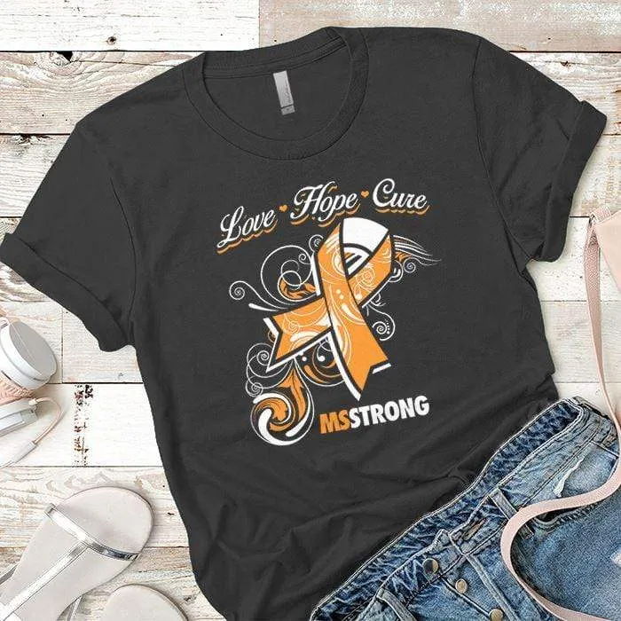 Love Hope Cure Premium Tees