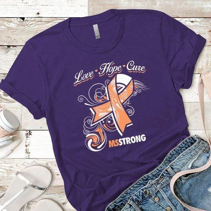 Love Hope Cure Premium Tees