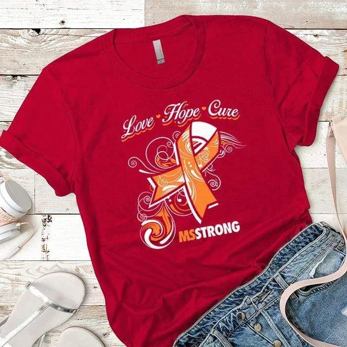 Love Hope Cure Premium Tees