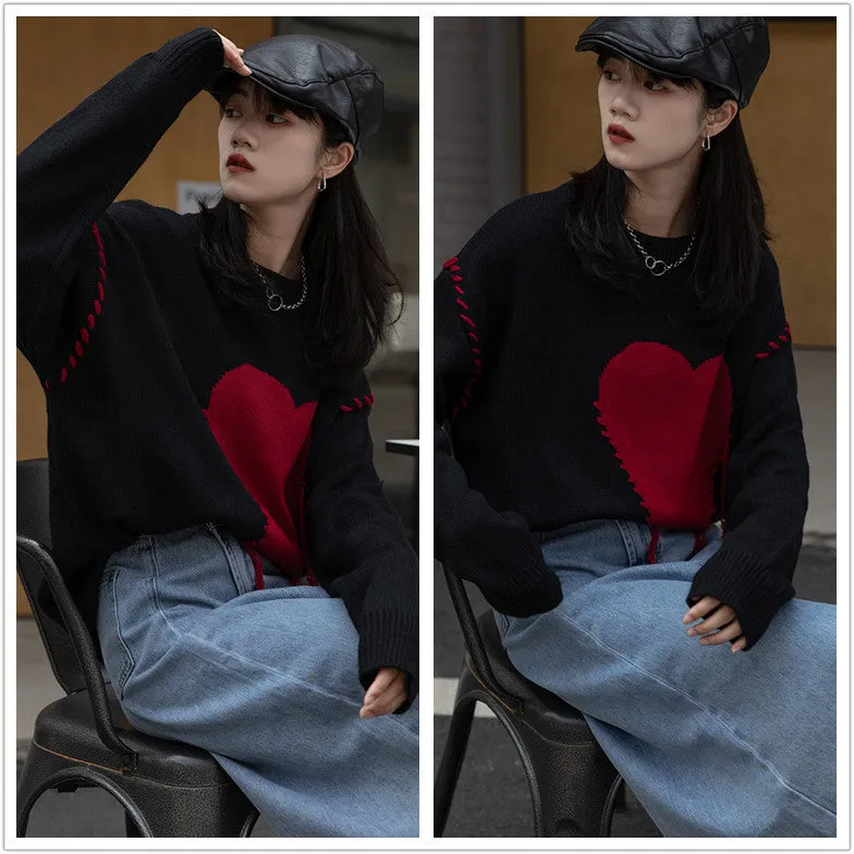 LOVE LOVE LOVE COUPLE SWEATER UB3444