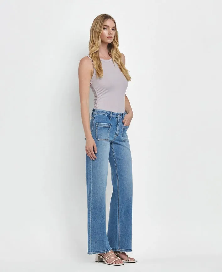 Lovervet High Rise Wide Leg Jeans