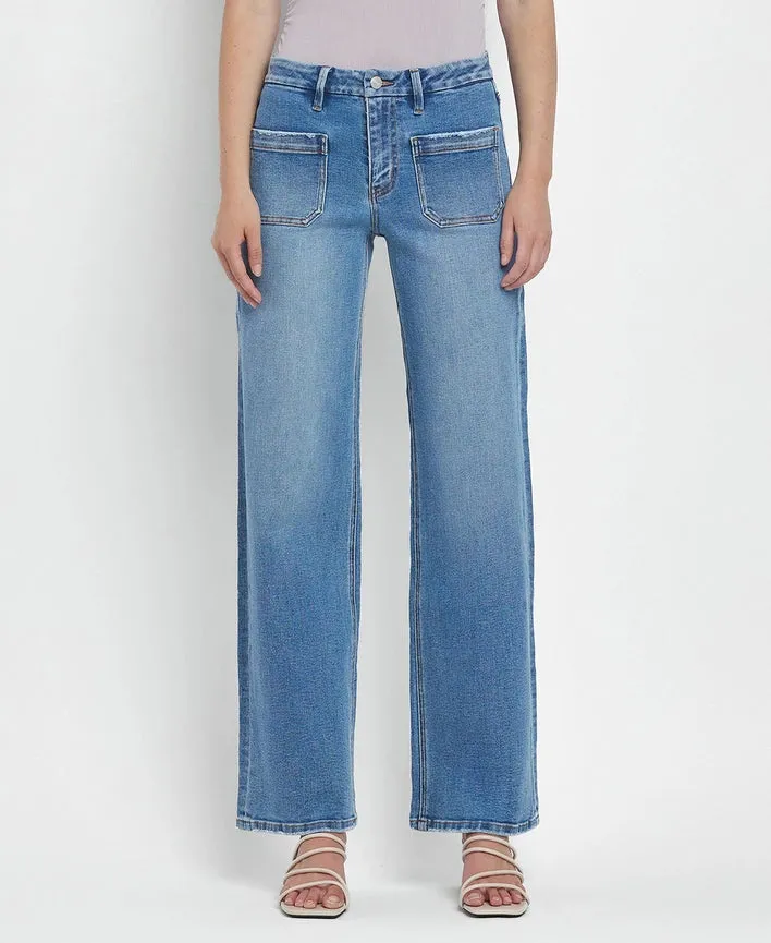 Lovervet High Rise Wide Leg Jeans