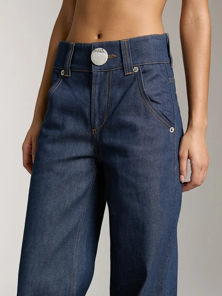 Low Rise Flared Jeans