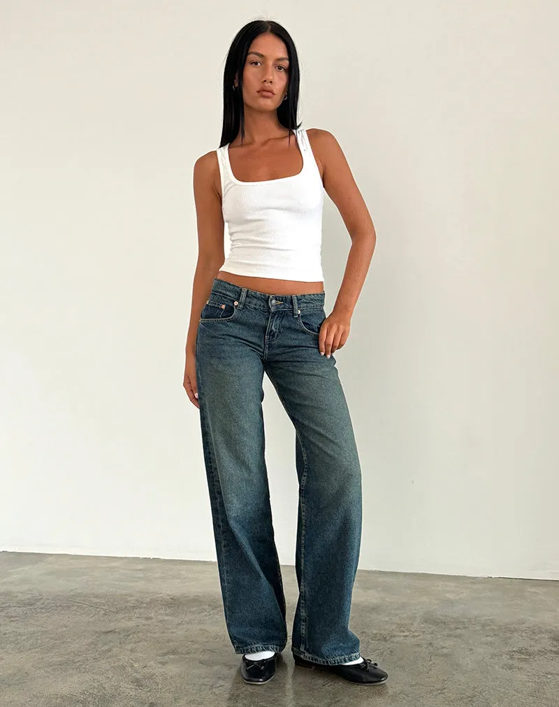 Low Rise Parallel Jeans
