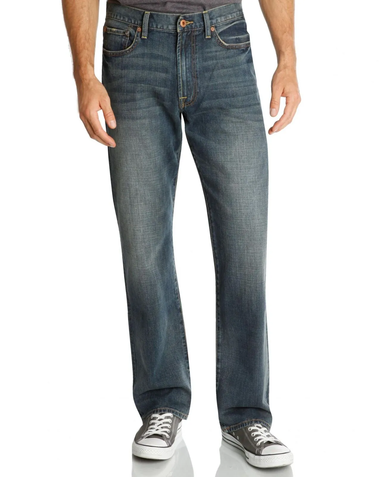 Lucky Brand Men's 181 Relaxed Straight Fit Stretch Jeans Wilder Ranch Blue 31X32