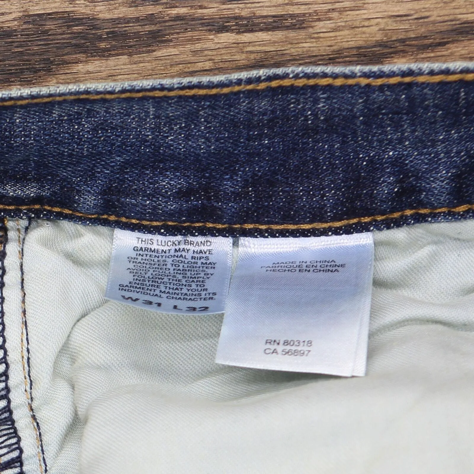 Lucky Brand Men's 181 Relaxed Straight Fit Stretch Jeans Wilder Ranch Blue 31X32