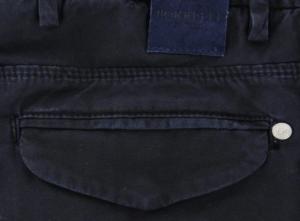 Luigi Borrelli Navy Blue Pants - 31 US / 47 EU