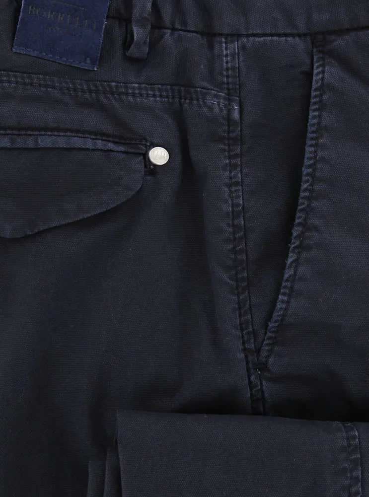 Luigi Borrelli Navy Blue Pants - 31 US / 47 EU