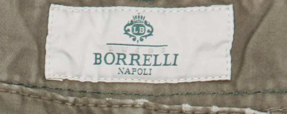 Luigi Borrelli Olive Green Pants - 33 US / 49 EU