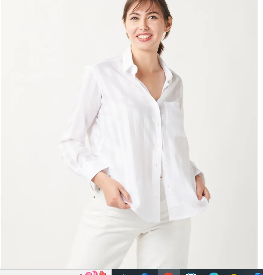 Luna Shirt in Whites 24915