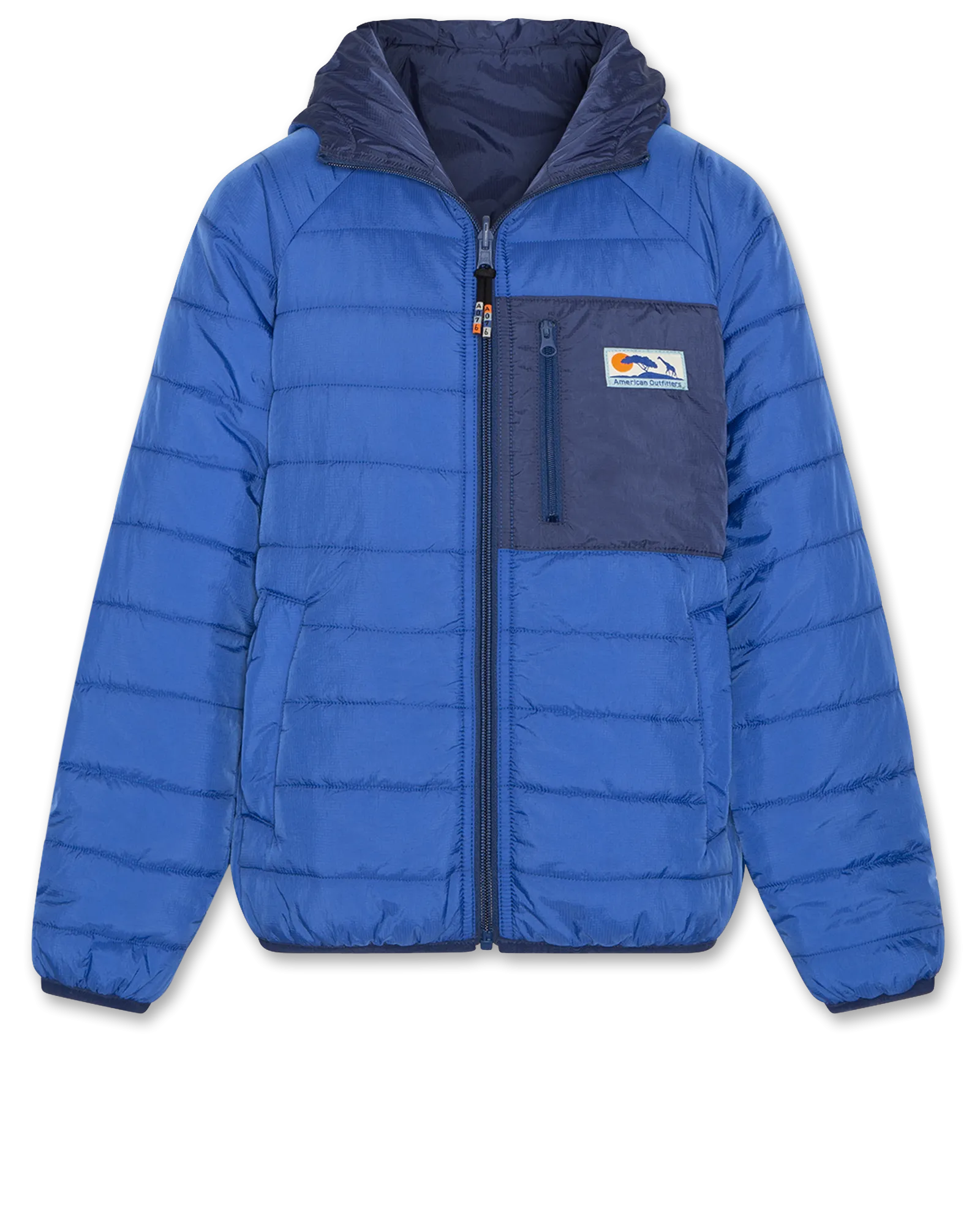 lupan REVERSIBLE windbreaker 000707 - bright blue