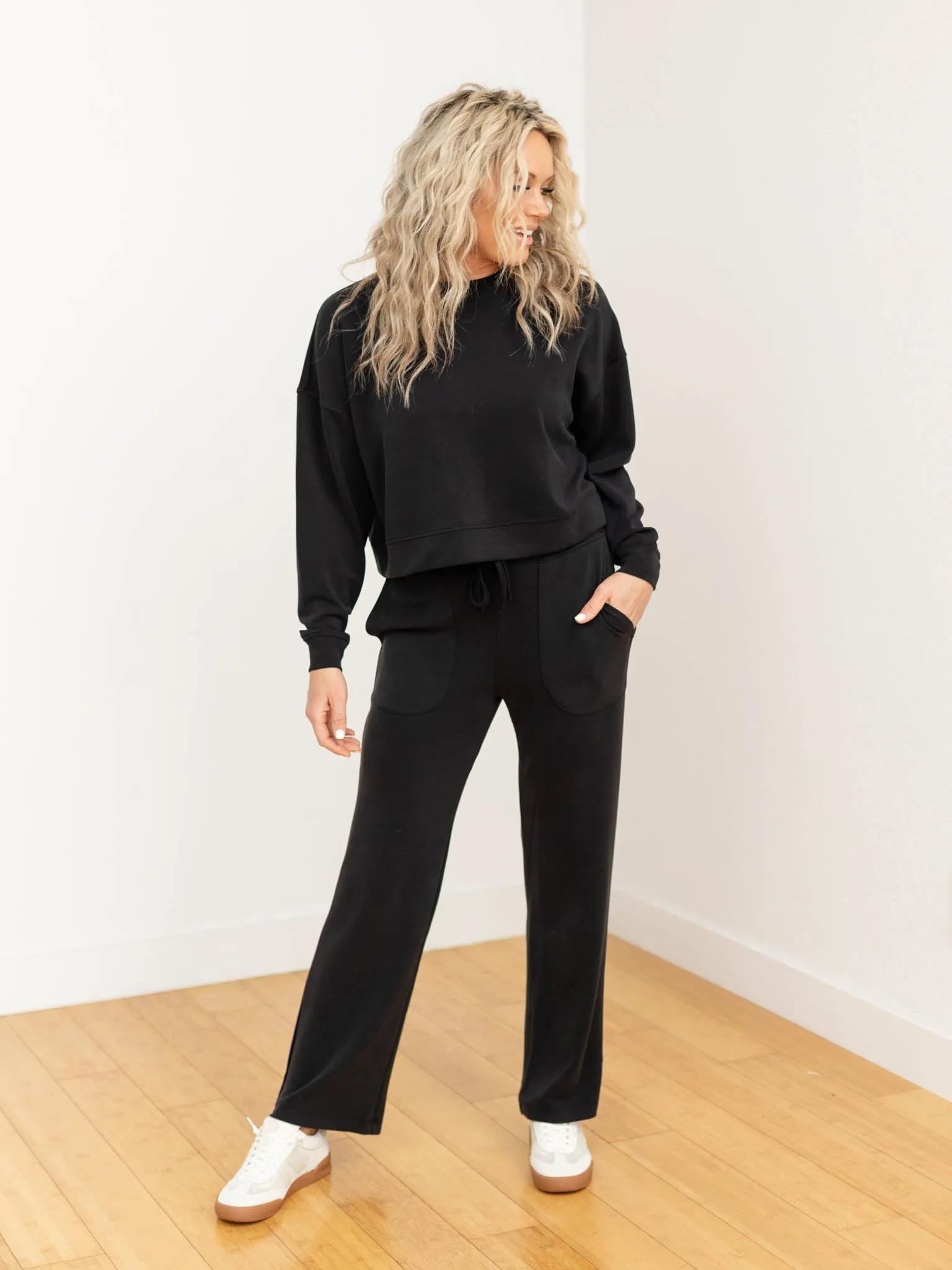 LuxeStream Comfort Wide Leg Pant