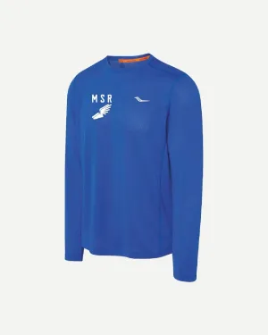 M Stopwatch Long Sleeve - Blue Raz