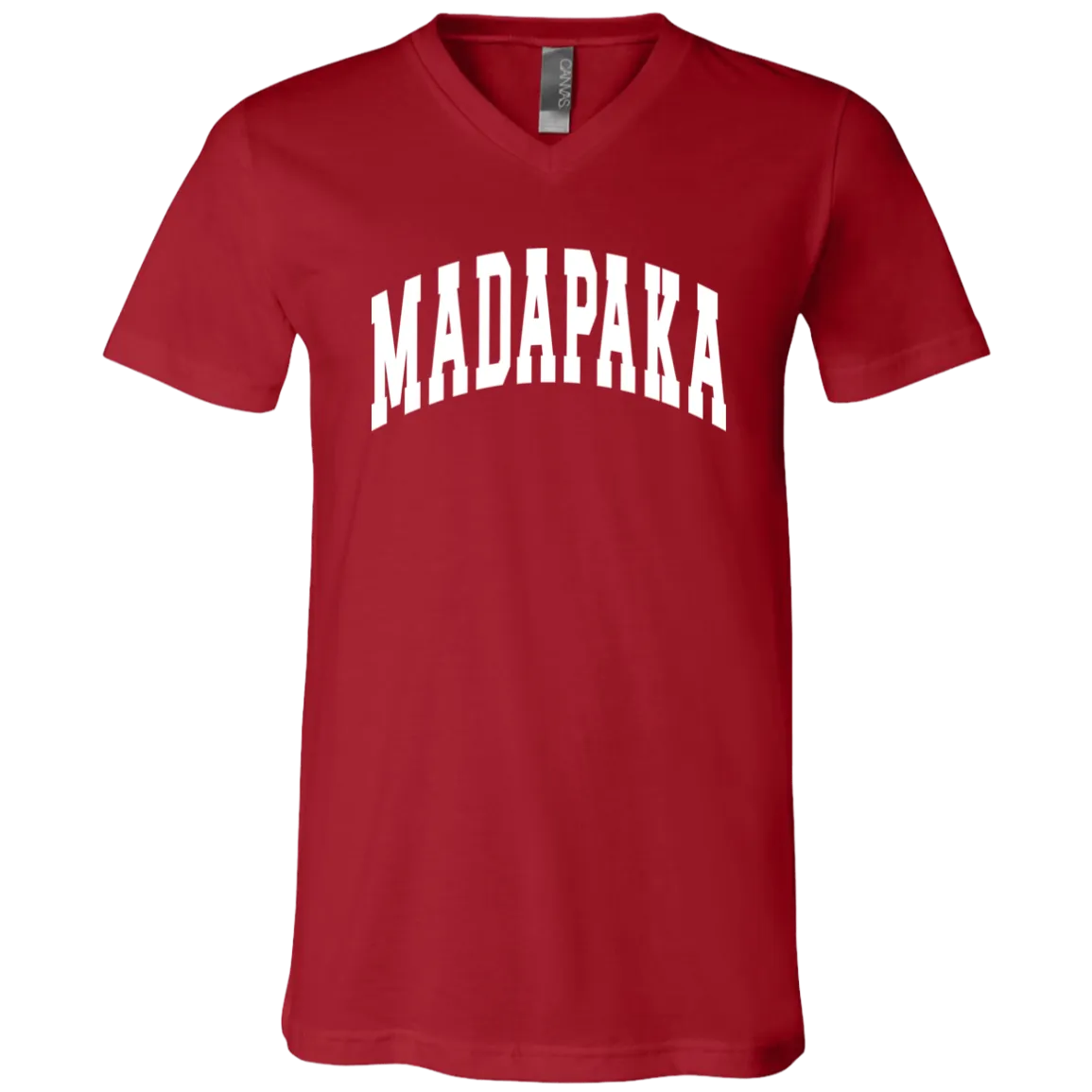 Madapaka Unisex Jersey V-Neck T-Shirt