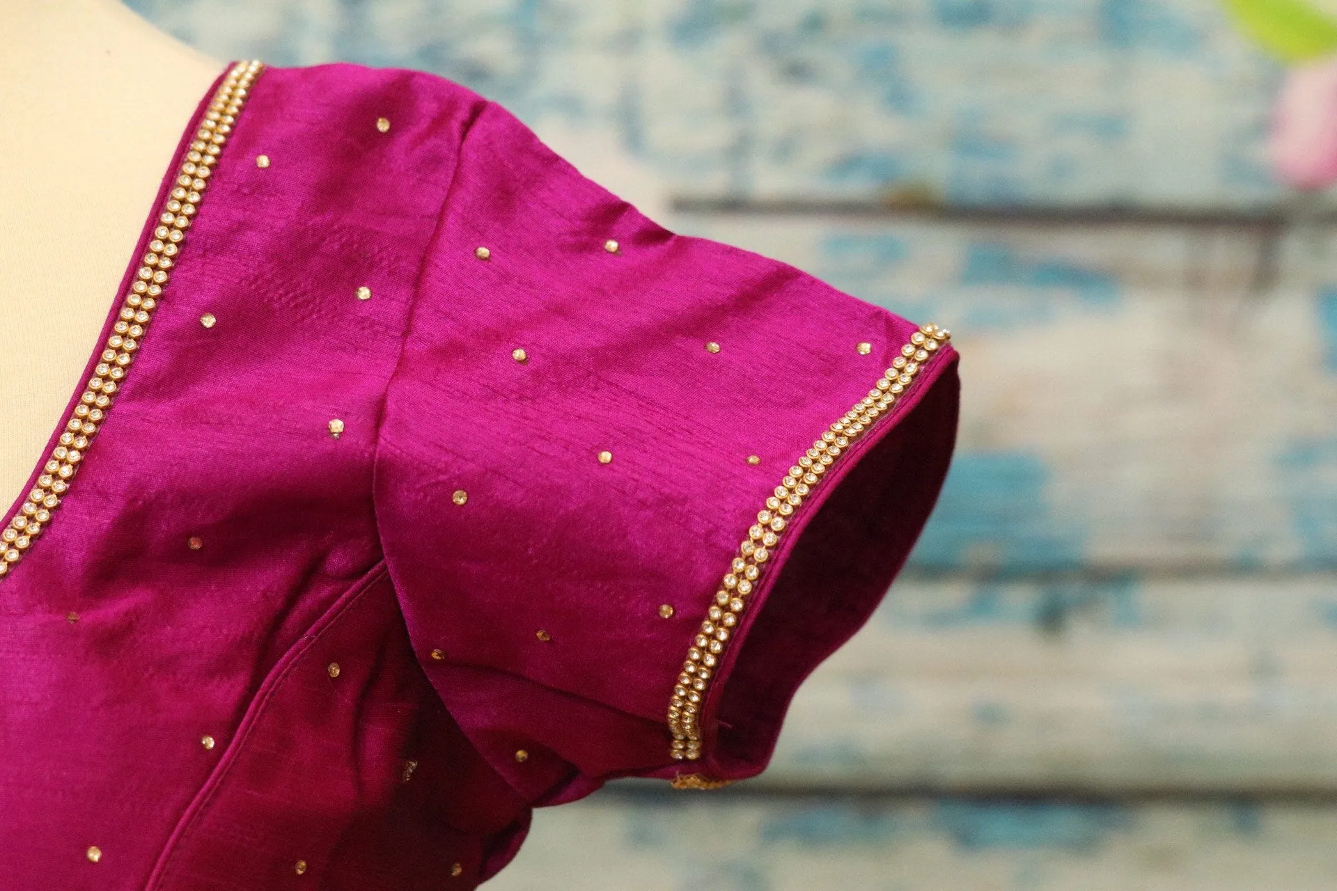 Maganta pink blouse | kids Lehenga blouse|Saree stitched Blouse | work blouse | Silk saree Blouse  |brocade blouse|handloom Saree blouse