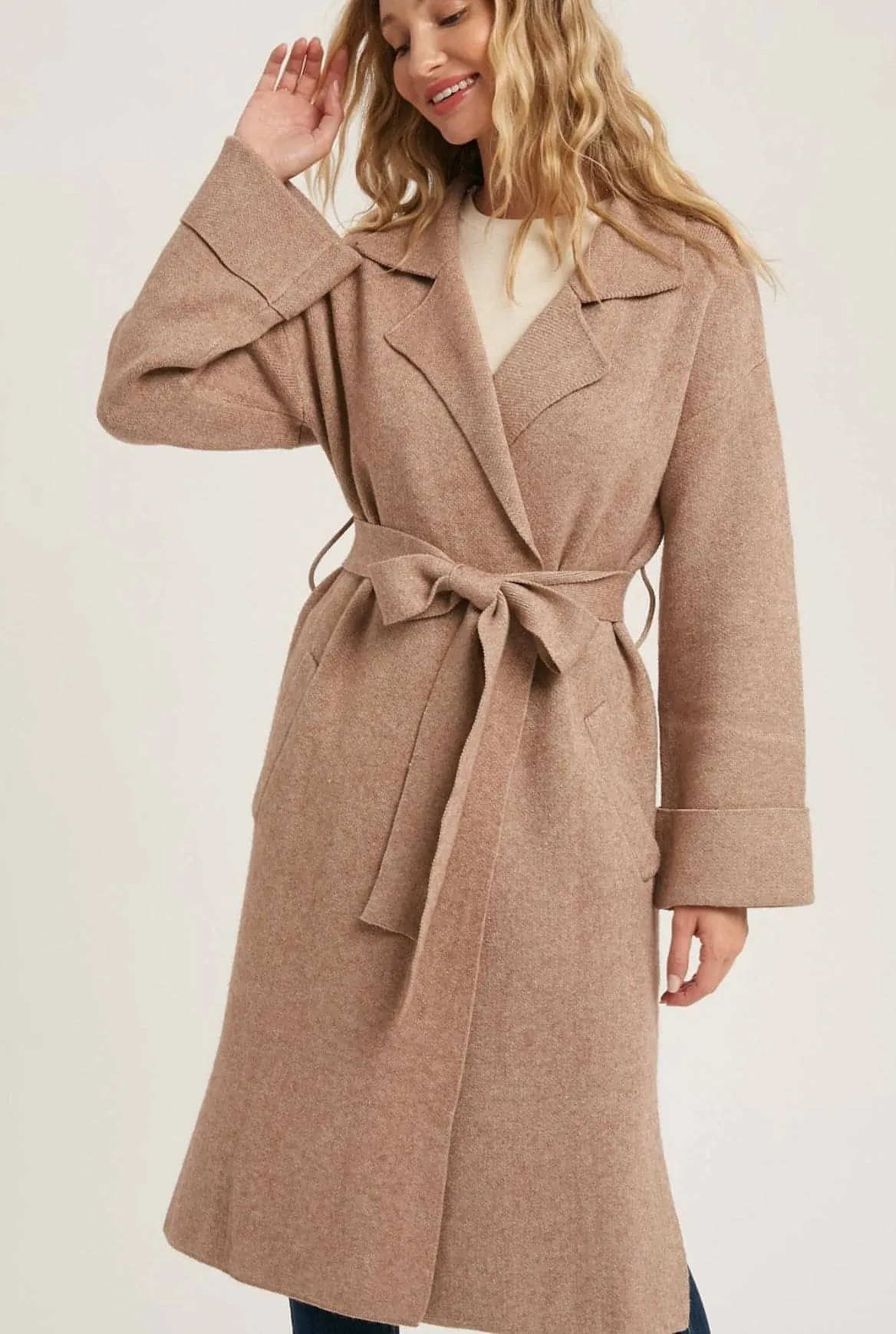 Manhattan knit trench