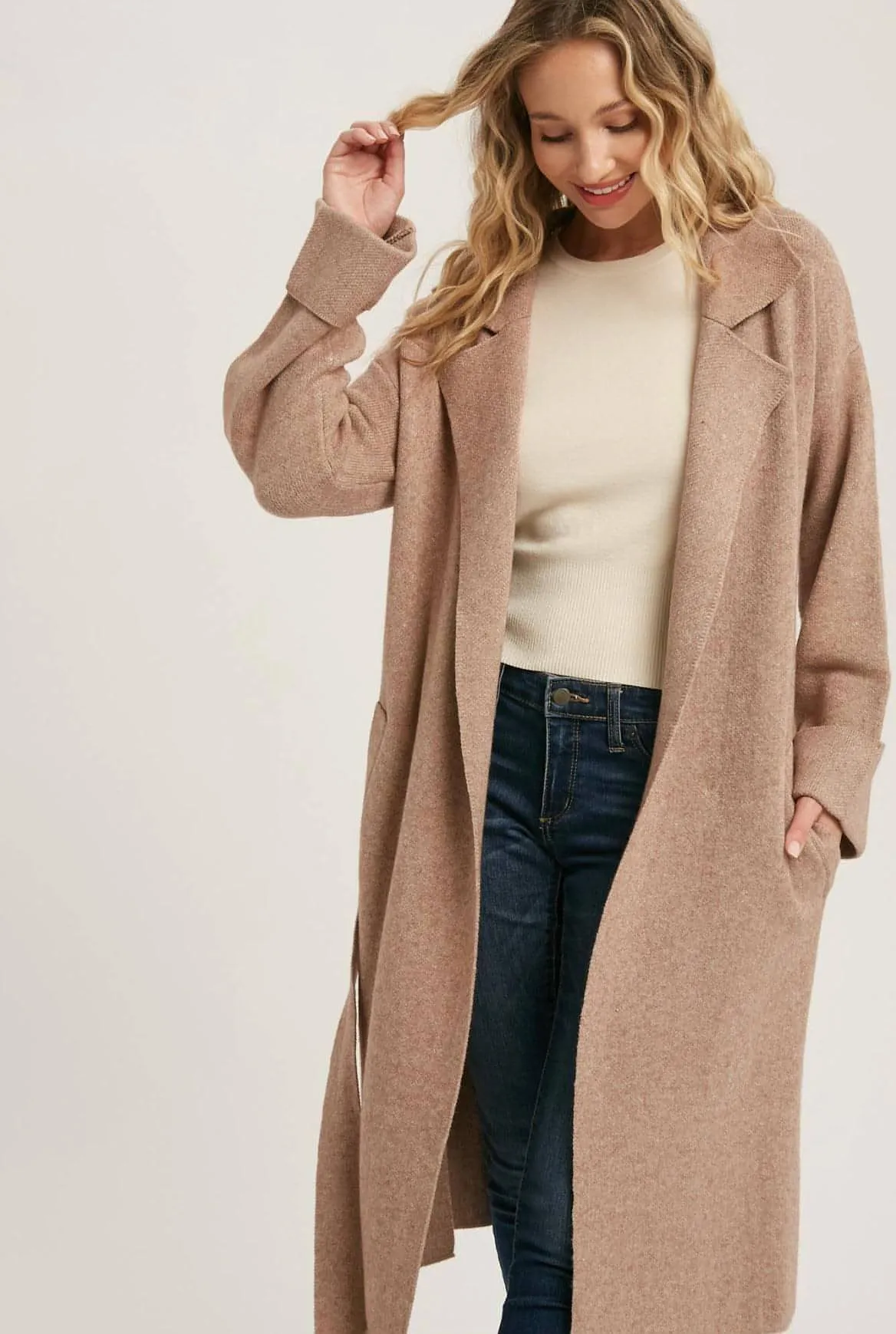 Manhattan knit trench