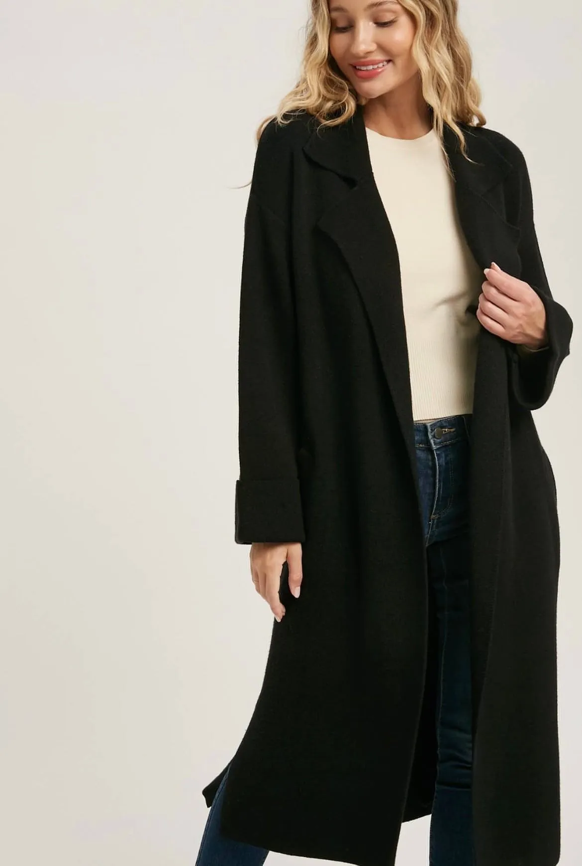 Manhattan knit trench