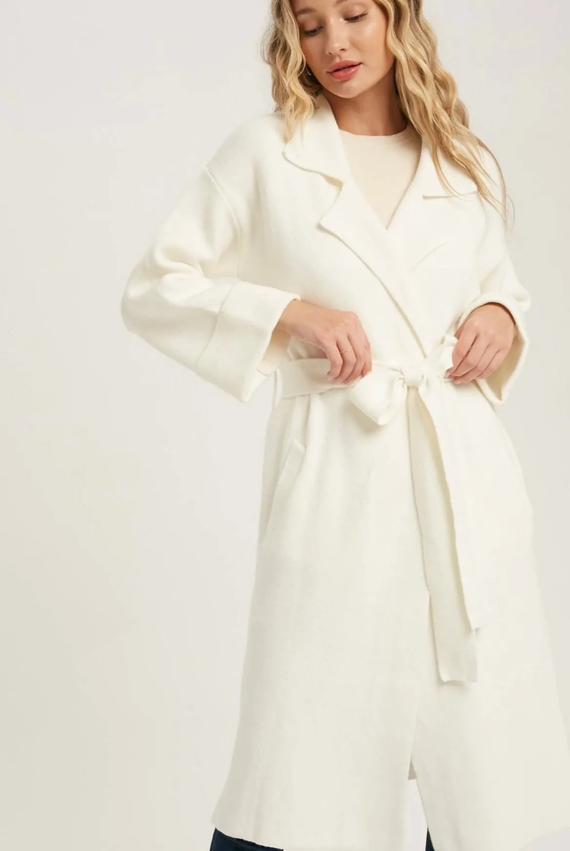 Manhattan knit trench
