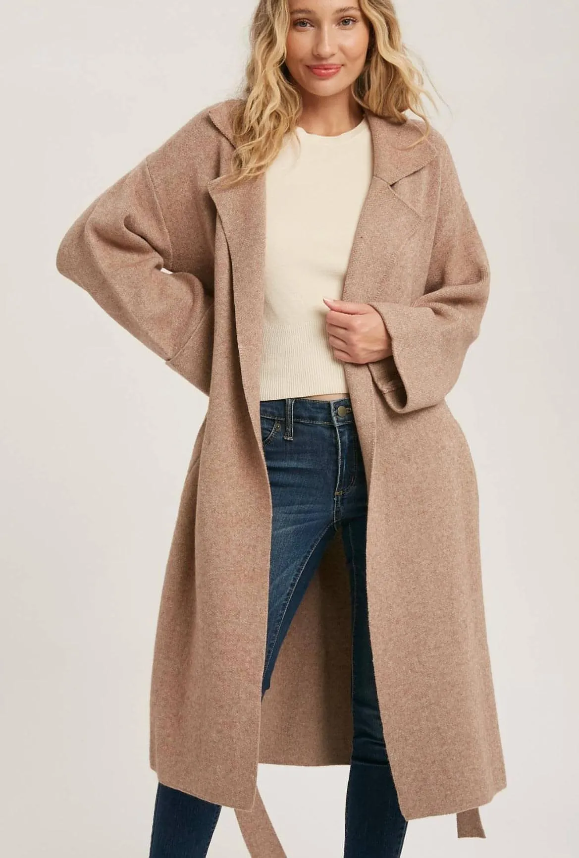 Manhattan knit trench